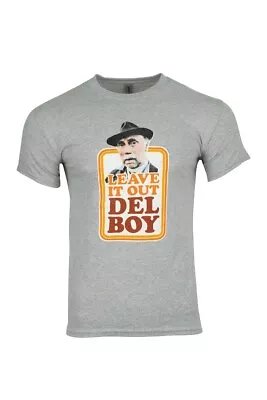 Buy Only Fools And Horses Leave It Out Del Boy GREY Official Weathered T Shirt • 15.99£