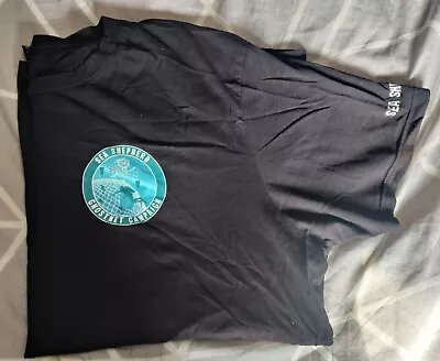 Buy Sea Shepard Mens Black Printed Official T Shirt Ghostnet Campaign  • 22£