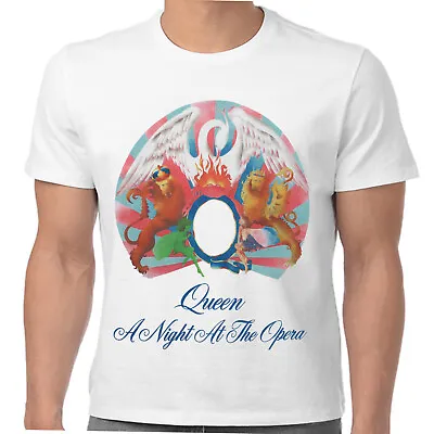 Buy QUEEN T Shirt Official A Night At The Opera Freddie Mercury Album Licensed Tee • 14.88£