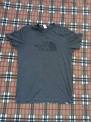 Buy The North Face Mens T-shirt Navy Size Medium, Pit To Pit 21 Inches  _ • 3.99£