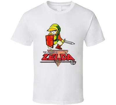 Buy Legend Of Zelda Link Video Game T Shirt • 20.89£