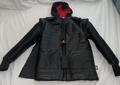 Buy Disney Store Kylo Ren Black Hooded Jacket Hoodie Star Wars With Cape NWOT 5/6 • 113.40£