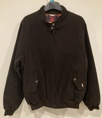 Buy Baracuta England Dark Brown Jacket Large Size 42 VGC • 25£