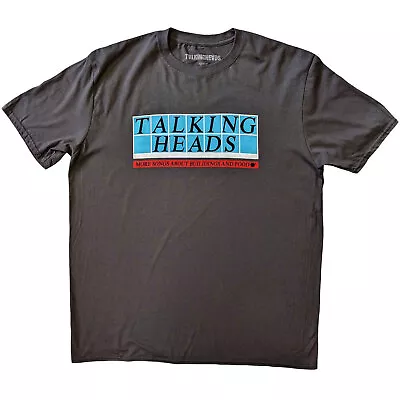 Buy Talking Heads Tiled Logo Grey T-Shirt NEW OFFICIAL • 16.59£