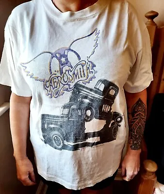 Buy Vintage Aerosmith Pump Album T-Shirt Official • 125£