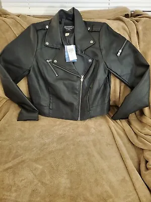 Buy Women Junior's Black Riverdale Southside Serpents Show Faux Leather Jacket • 28.95£