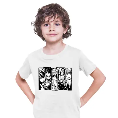 Buy Death Note Characters Japanese Anime Manga T-shirt For Kids • 15.74£