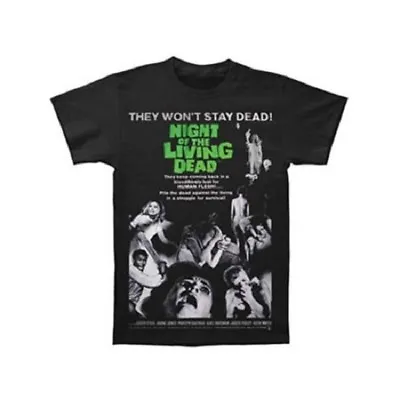 Buy Night Of The Living Dead Cult Classic Horror Movie Poster Tee Shirt NLD-1002 • 34.04£