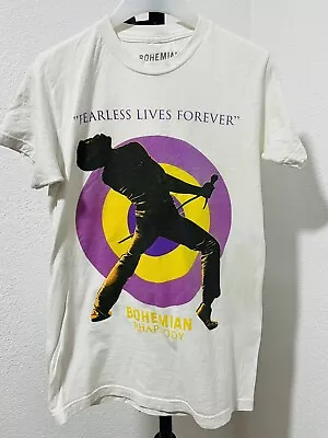 Buy QUEEN Fearless Lives Forever 100% Cotton T SHIRT  Bohemian Rhapsody Unisex Small • 8.51£