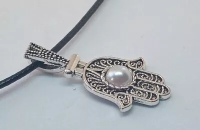 Buy Hand Of Fatima Protection Pendant  Necklace Goth  Alternative Jewellery • 3.95£