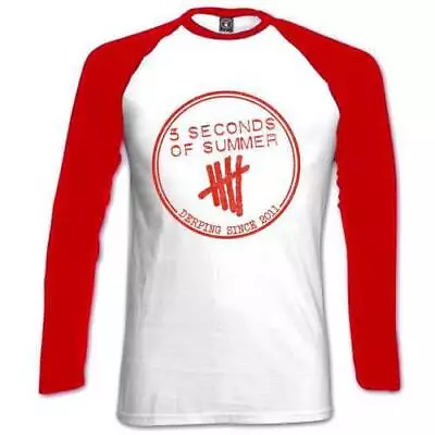 Buy Official 5 Seconds Of Summer Raglan Long Sleeve Ladies T Shirt Fitted Tee • 14.50£