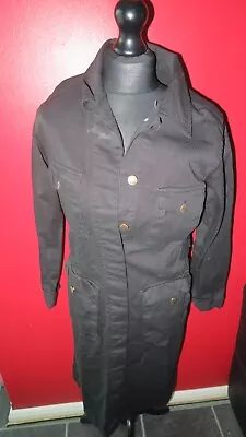 Buy Ladies Black Union Blues Long Jeans Denim Coat New • 14.49£