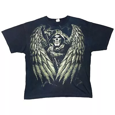 Buy Gothic Grunge Grim Reaper Wing Top, Size XL • 25£
