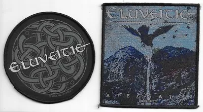 Buy Lot Of 2 ELUVEITIE Ategnatos/Celtic Knot SEW-ON PATCH Official Licensed Merch • 5.59£