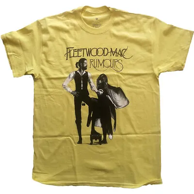 Buy Fleetwood Mac Rumours Yellow T-Shirt NEW OFFICIAL • 14.99£