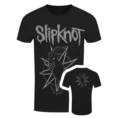 Buy Slipknot T-Shirt Goat Star Rock Metal Band Official New Black • 15.95£