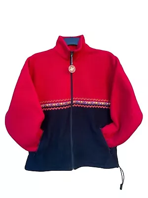 Buy Tundra Sports Canada Full Zip Red And Black Fleece S • 30£