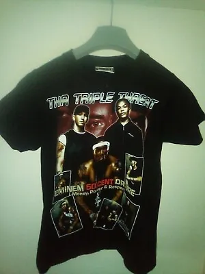 Buy Eminem Dr Dre 50 Cent Small T Shirt • 19.99£