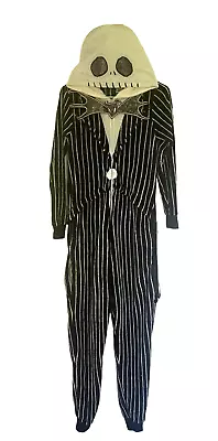 Buy Nightmare Before Christmas Jack Skellington Women Union Suit Pajamas Costume S • 19.11£