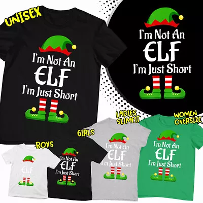 Buy I'm Not An Elf I'm Just Short Christmas Gift Family Christmas T Shirt #MC424 • 7.59£