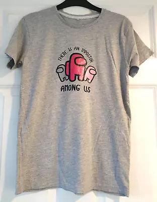 Buy Among Us Girls Light Grey Imposter To Cute To Be Sus Top T-shirt Age 11 12 Years • 9.99£