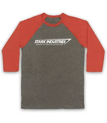 Buy Stark Industries Unofficial Tony Iron Man Marvel Hero 3/4 Sleeve Baseball Tee • 23.99£