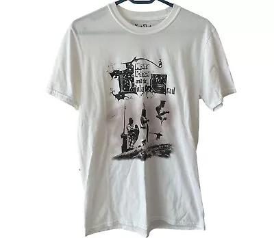 Buy Official Monty Python Size M T-Shirt Holy Grail Knight Ride White - Preloved GC • 12.99£