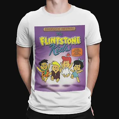 Buy Flintstones Comic T-Shirt- Retro - Cartoon - Funny - Cool - Kids - TV- Film  • 7.19£