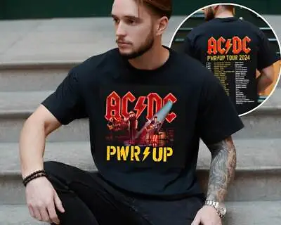 Buy 2024 ACDC Pwr Up World Tour Shirt,ACDC Band Fan,Acdc Band 90s Vintage • 27£