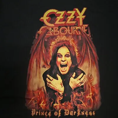Buy XXL Ozzy Osbourne - Prince Of Darkness T-Shirt  2XL Adult Black Sabbath NEW • 19.95£