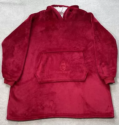 Buy Hello Cloud Red Hoodie Oversized Blanket Comfy Hooded Sweatshirt Adult One Size • 6.49£