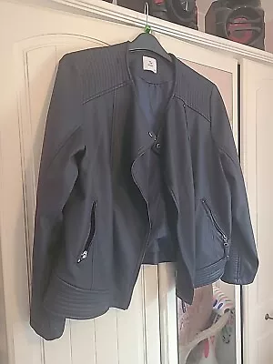 Buy Size 18 Faux Leather Look Jacket ( Worn Once) • 15£
