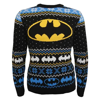 Buy DC Batman Logo Unisex Christmas Jumper Medium For Adults And Teens • 38.40£