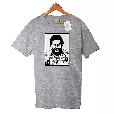 Buy Pablo Escobar Mugshot As Worn By Conor McGregor Narco UFC Notorious T-Shirt  • 11.95£