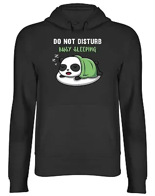 Buy Funny Sloth Hoodie Mens Womens Do Not Disturb Busy Sleeping Top Gift • 17.99£