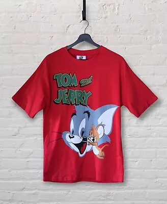 Buy Women's Primark Tom And Jerry Red Oversized T-shirt • 9.99£