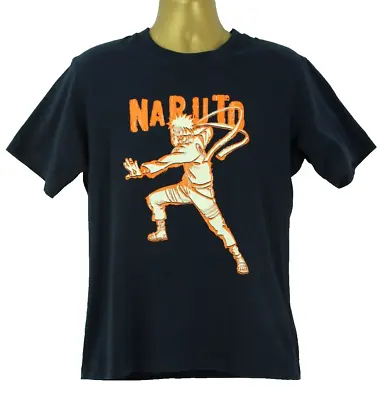 Buy Uniqlo UT Archive Naruto Navy Blue Summer Short Sleeve T-Shirt M • 12.99£