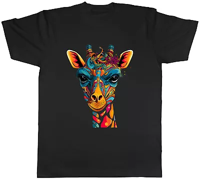 Buy Abstract Giraffe Mens T-Shirt Tribal Hipster Tee Gift • 8.99£