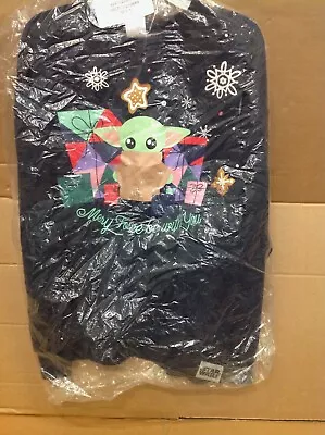 Buy Baby Grogu The Mandalorian Christmas Jumper Sweater Disney Star Wars MEDIUM • 40£