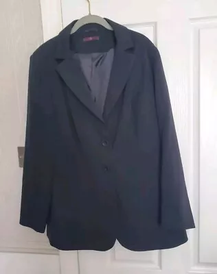 Buy Ladies Evans Black Suit Jacket Size 22. • 7£
