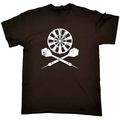 Buy Darts Crossbones - Mens Funny Novelty Tee Top Gift T Shirt T-Shirt Tshirts • 12.95£