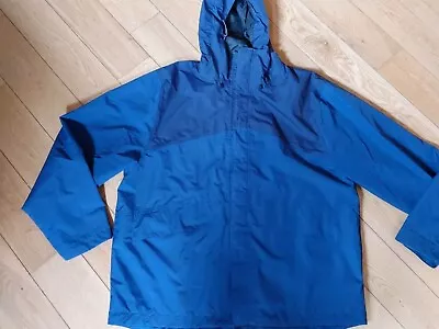 Buy Rohan Cloudscape Mens Barricade Coat Blue  Waterproof Lightweight Jacket Size XL • 29.99£