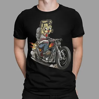 Buy Stray Cats T-Shirt Rockabilly Rock Biker Heavy Band Retro Cult Concert Tee 70s  • 11.39£