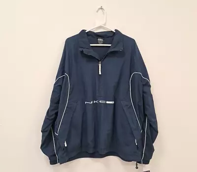 Buy Nike Vintage Half Zip Pullover Windbreaker Jacket Size XL • 25£