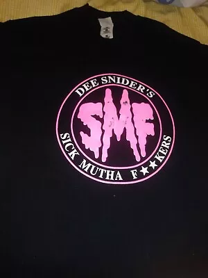 Buy Dee Snider SMF Tour Shirt 1997 Rare Vintage Authenitc Twisted Sister • 473.61£