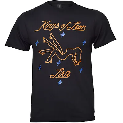 Buy Kings Of Leon T Shirt Official Stripper Live Band Logo Black S-2XL New • 16.25£