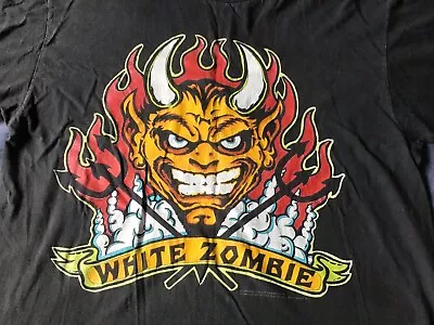 Buy Vintage White Zombie Band T Shirt 1994 “Say You Love Satan “ • 60£