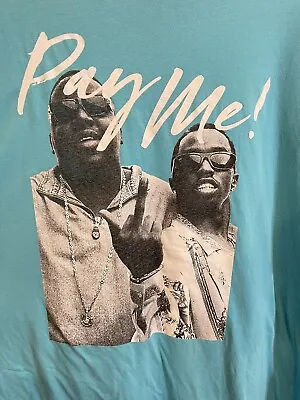 Buy Biggie Smalls  Puff Daddy Middle Finger Graphic T Shirt Dri-Fit 3XL • 19.29£