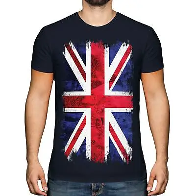 Buy Union Jack Grunge Flag Mens T-shirt Tee Top Uk Gb Great Britain United Kingdom • 13.71£