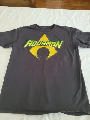 Buy Aquaman Boys Black Tee Shirt - Size X-large (18/20) • 8.81£